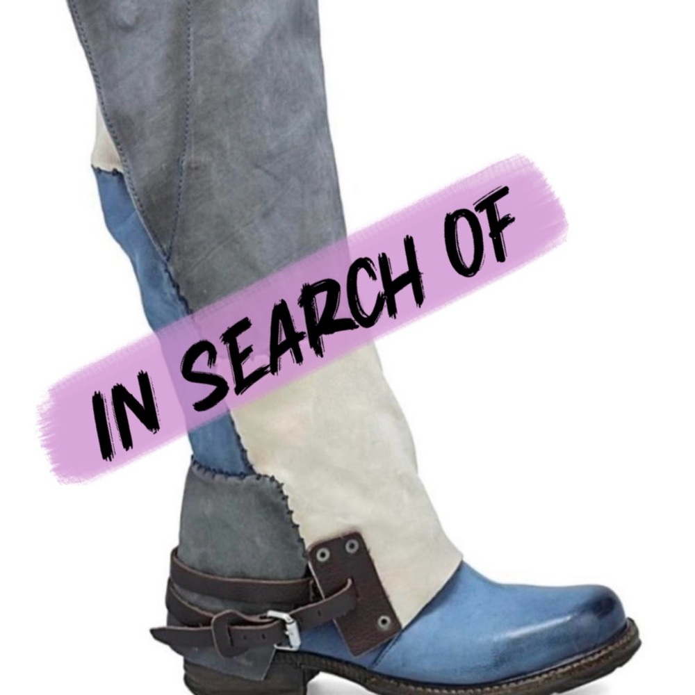 IN SEARCH OF- A.S. 98 Salvador Boots in Blue, White and Grey. Size 37 or 38
